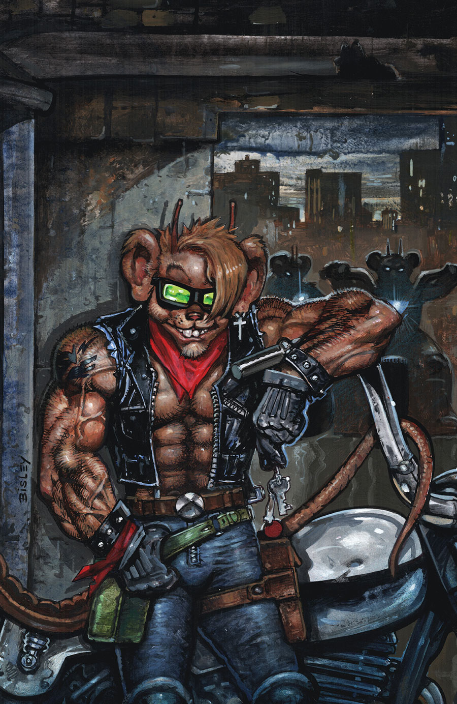 Biker Mice From Mars Vol 3 #1 Cover I Incentive Simon Bisley Virgin Cover