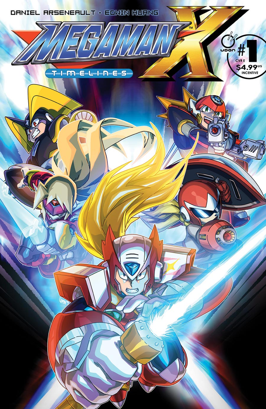 Mega Man X Timelines #1 (One Shot) Cover E Incentive Jeffrey Chamba Cruz Variant Cover