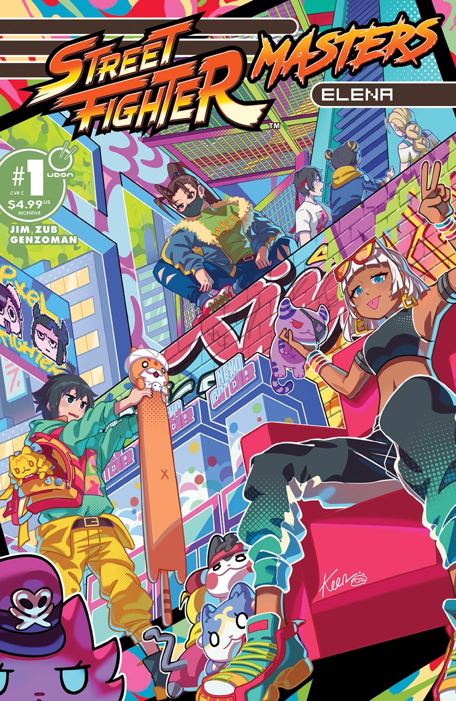 Street Fighter Masters Elena #1 (One Shot) Cover C Incentive Keenbiscuit Variant Cover