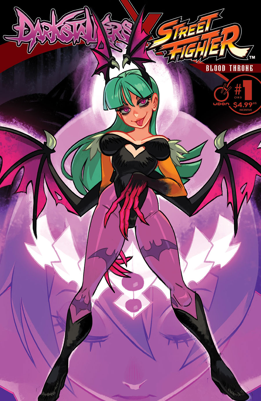 Darkstalkers x Street Fighter Blood Throne #1 (One Shot) Cover D Incentive Alex Ahad Variant Cover
