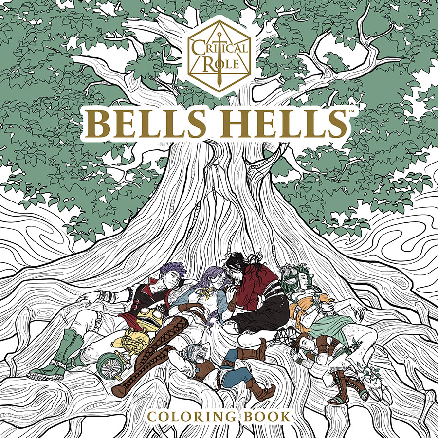 Critical Role Bells Hells Coloring Book TP