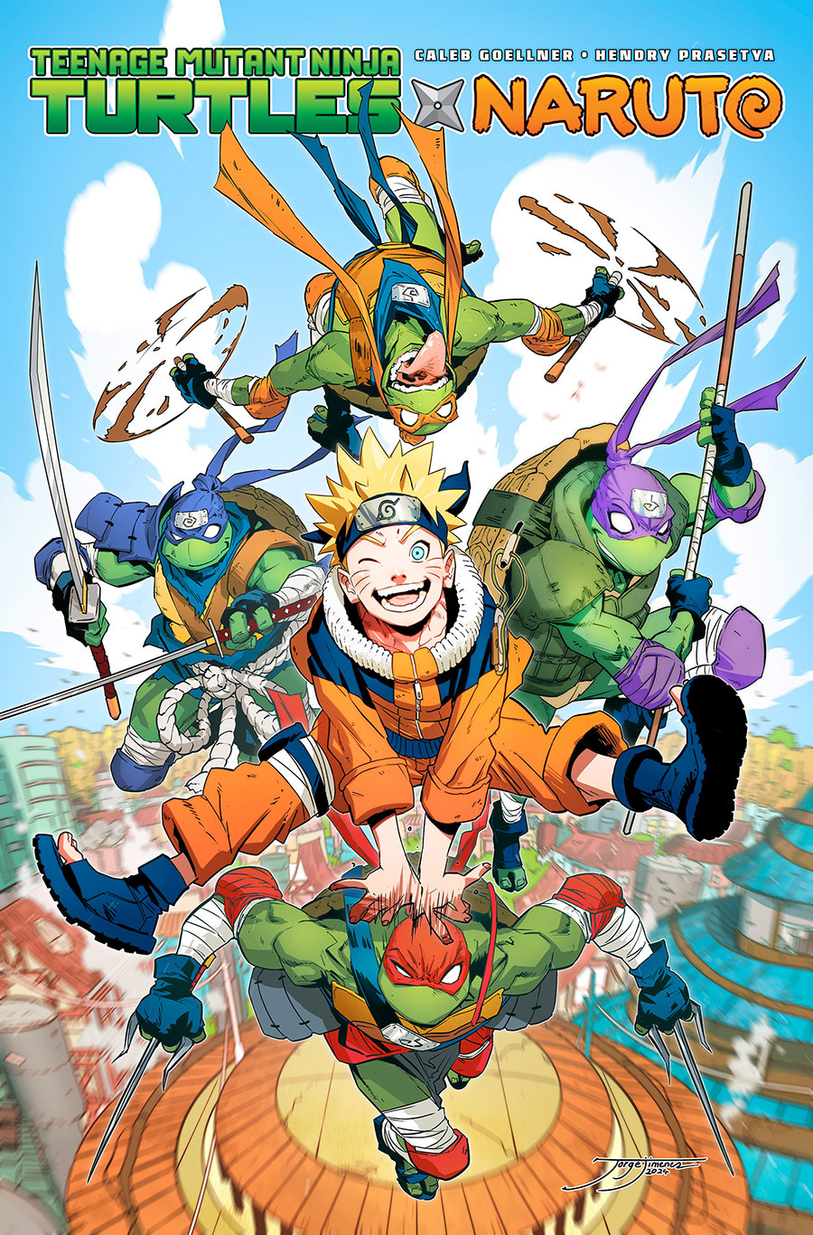 Teenage Mutant Ninja Turtles x Naruto TP Book Market Edition
