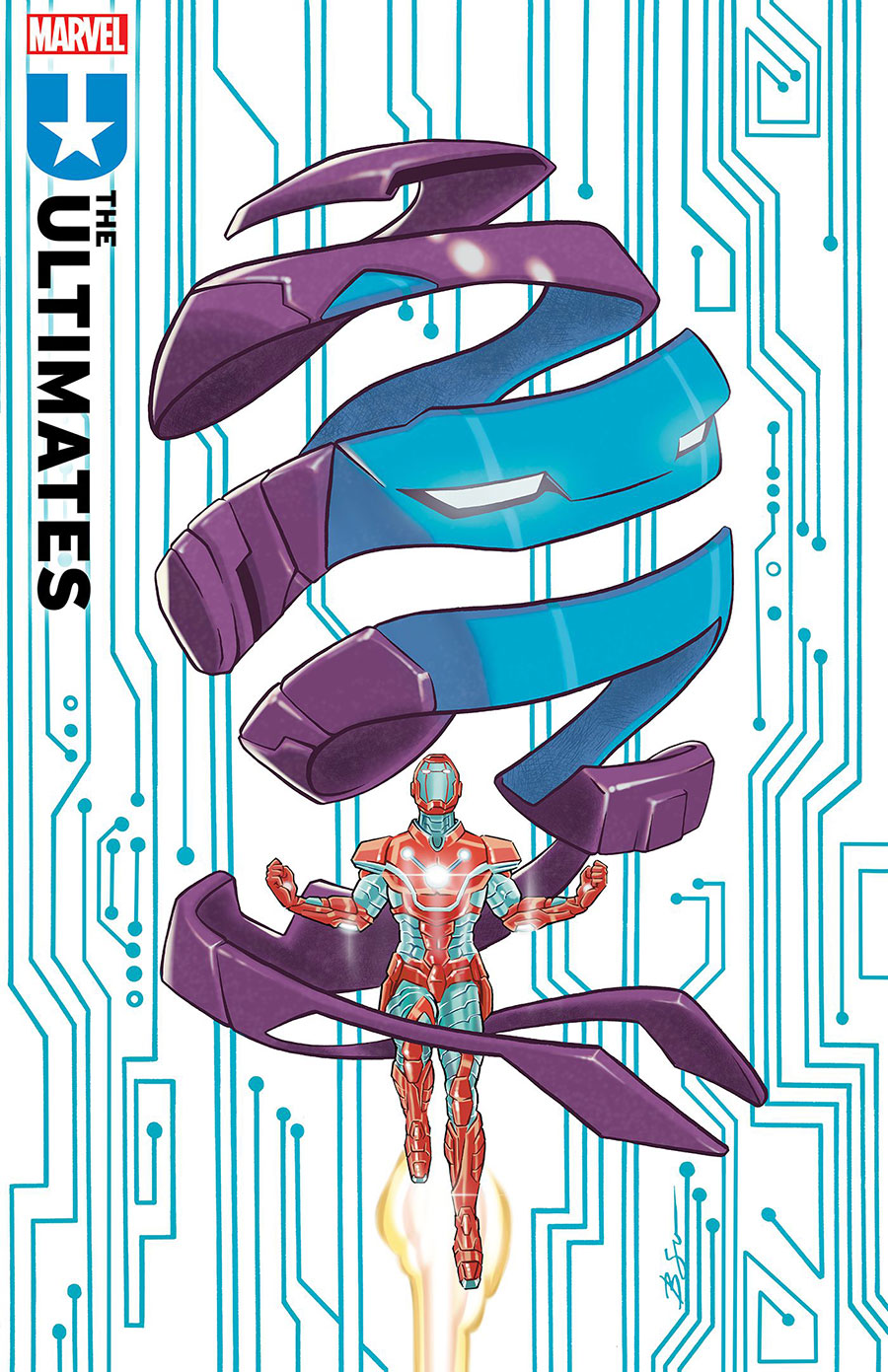 Ultimates Vol 5 #13 Cover C Variant Benjamin Su Ultimate One Year In Foil Cover