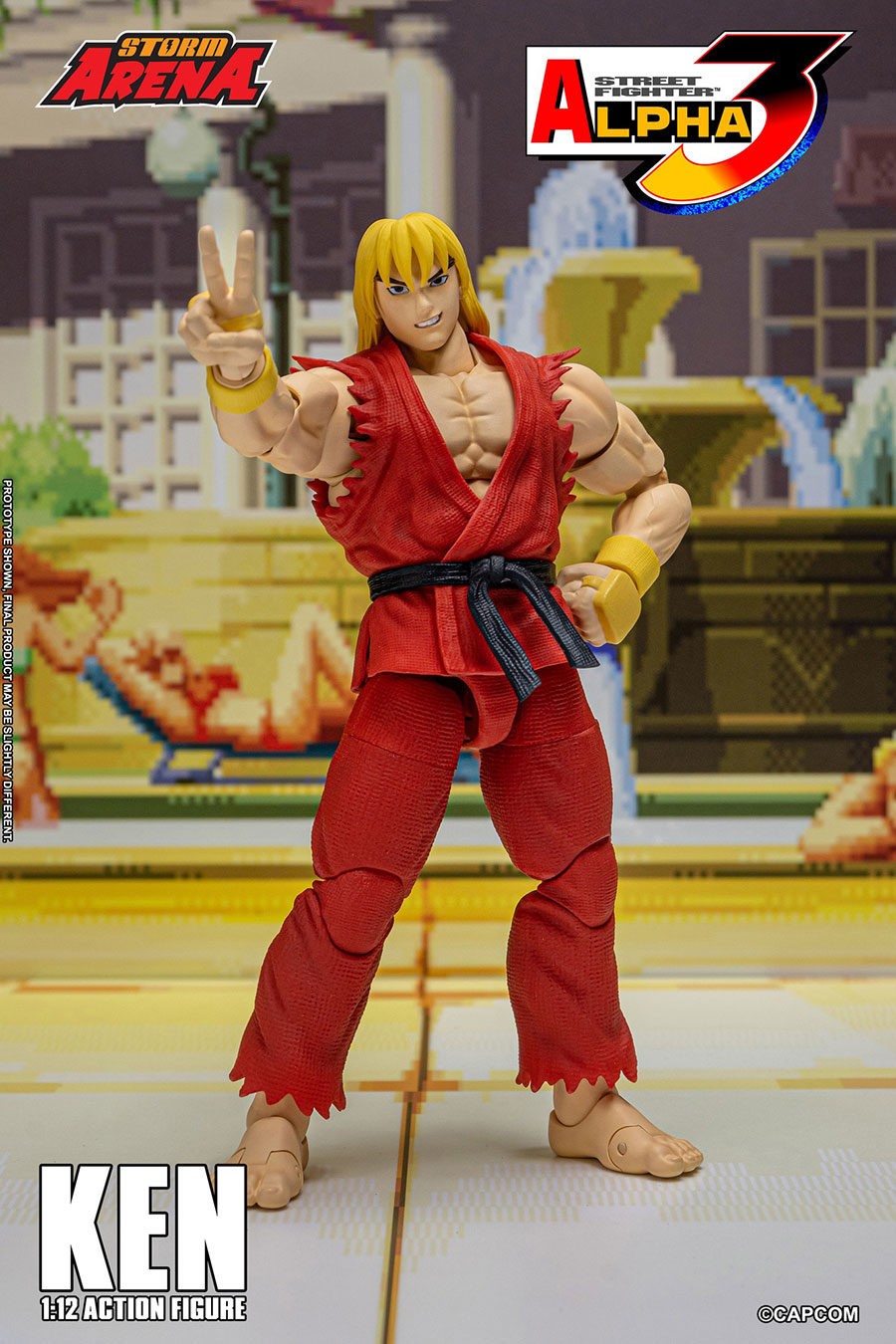 Storm Arena Street Fighter Alpha 3 Ken Masters 1/12 Scale Action Figure