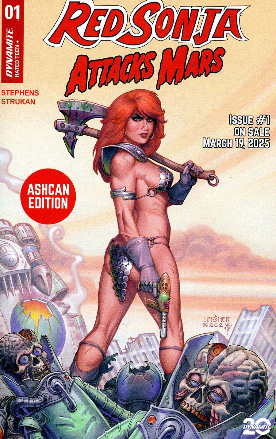 Red Sonja Attacks Mars Ashcan Edition #1