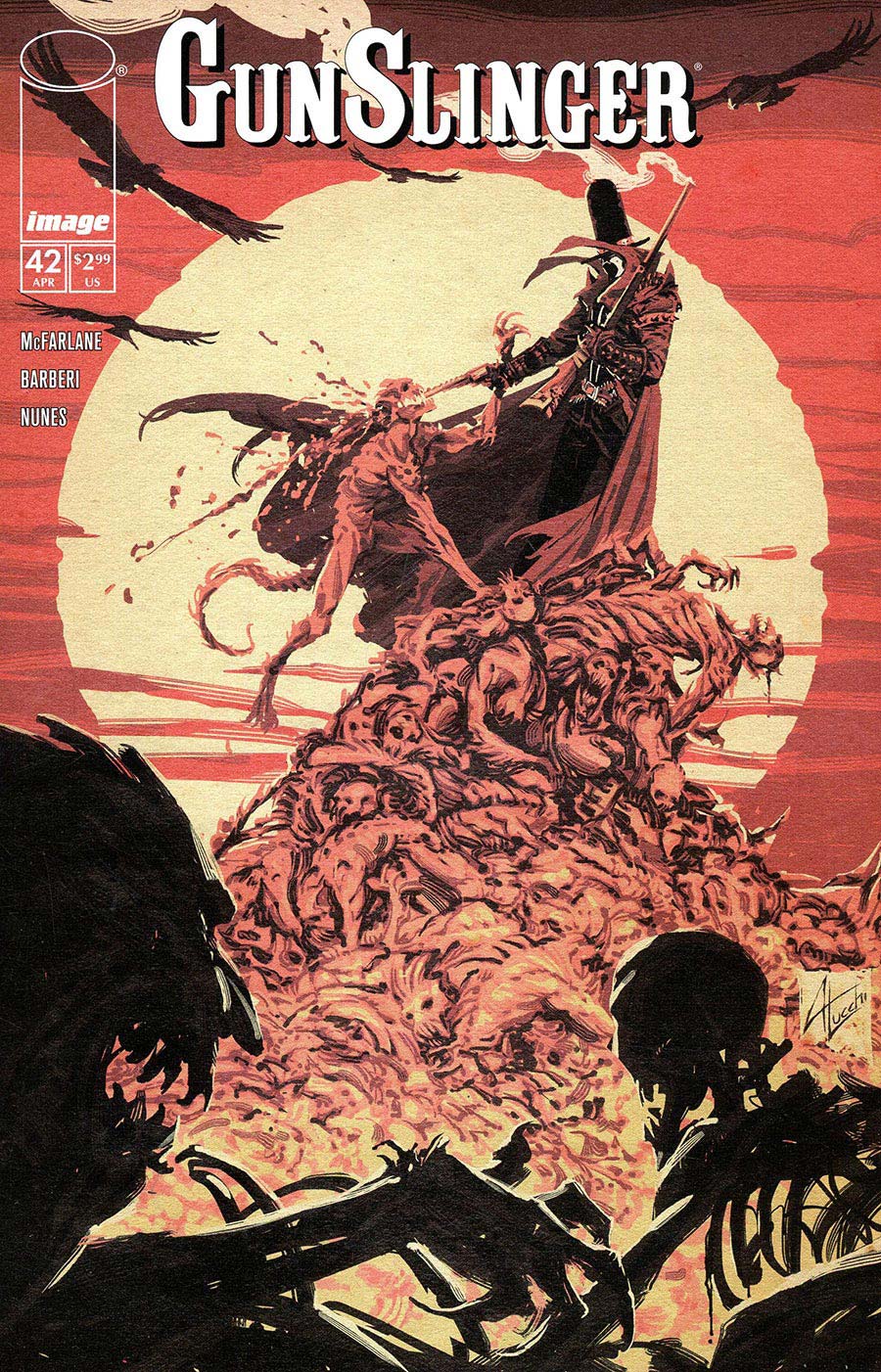 Gunslinger Spawn #42 Cover C Variant Antonio Lucchi Cover