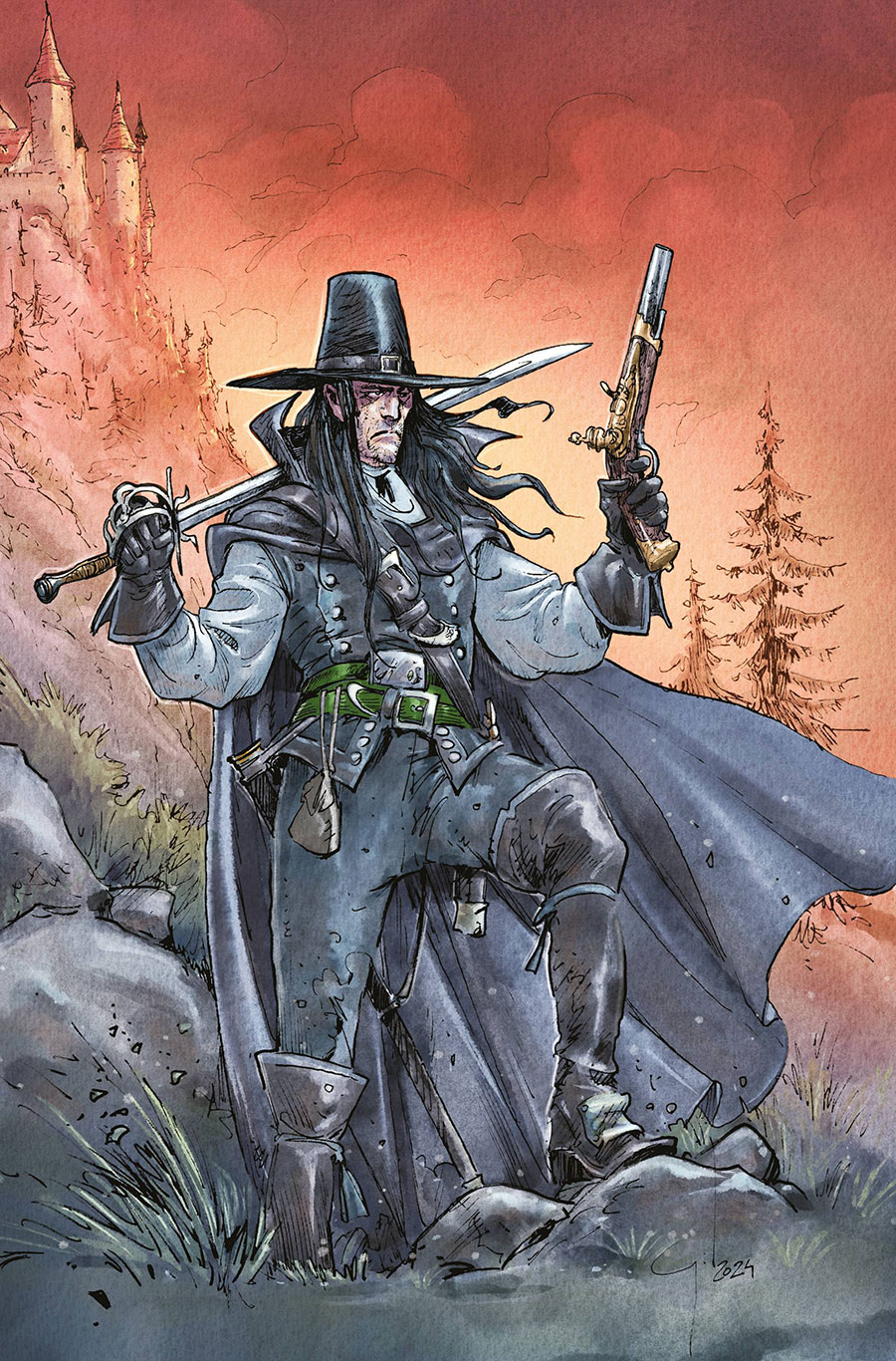 Solomon Kane The Serpent Ring #2 Cover E Variant Ivan Gil Virgin Cover