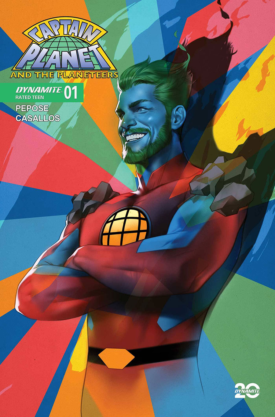 Captain Planet And The Planeteers Vol 2 #1 Cover V Incentive Ben Oliver Foil Cover
