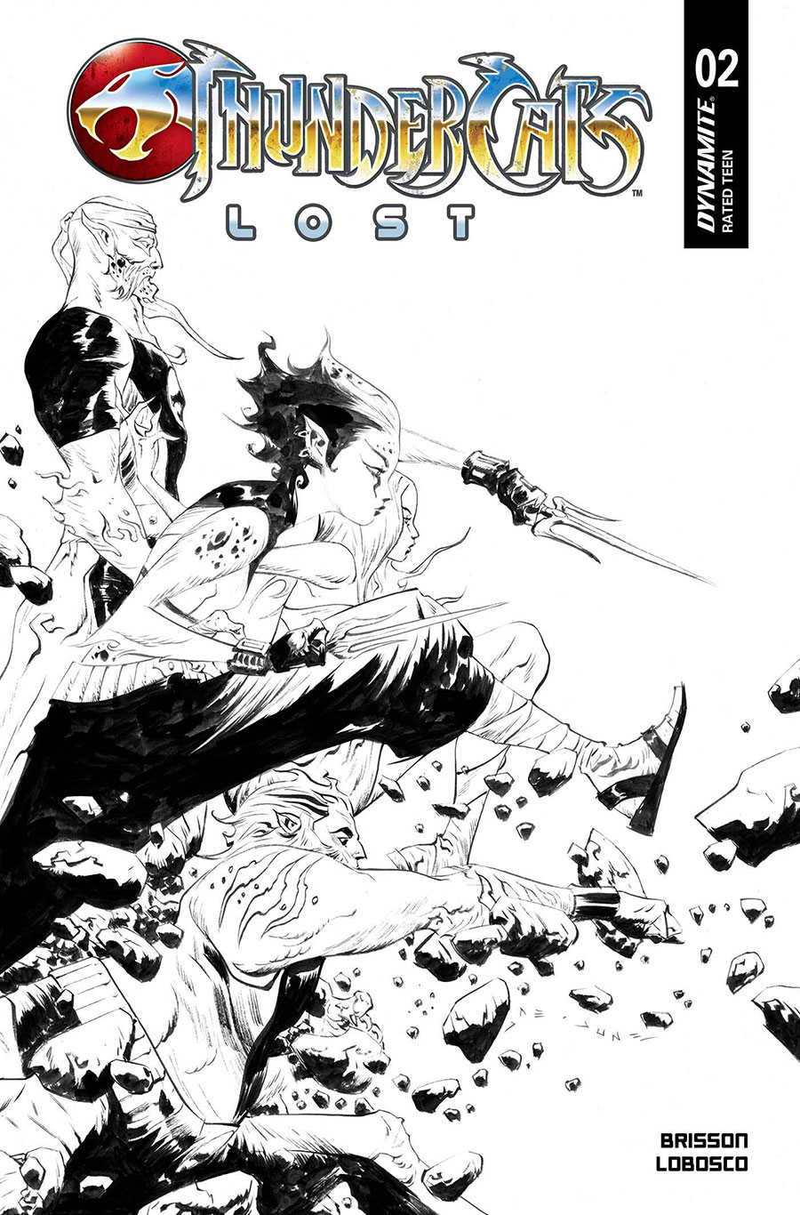 Thundercats Lost #2 Cover T Incentive Jae Lee Line Art Cover