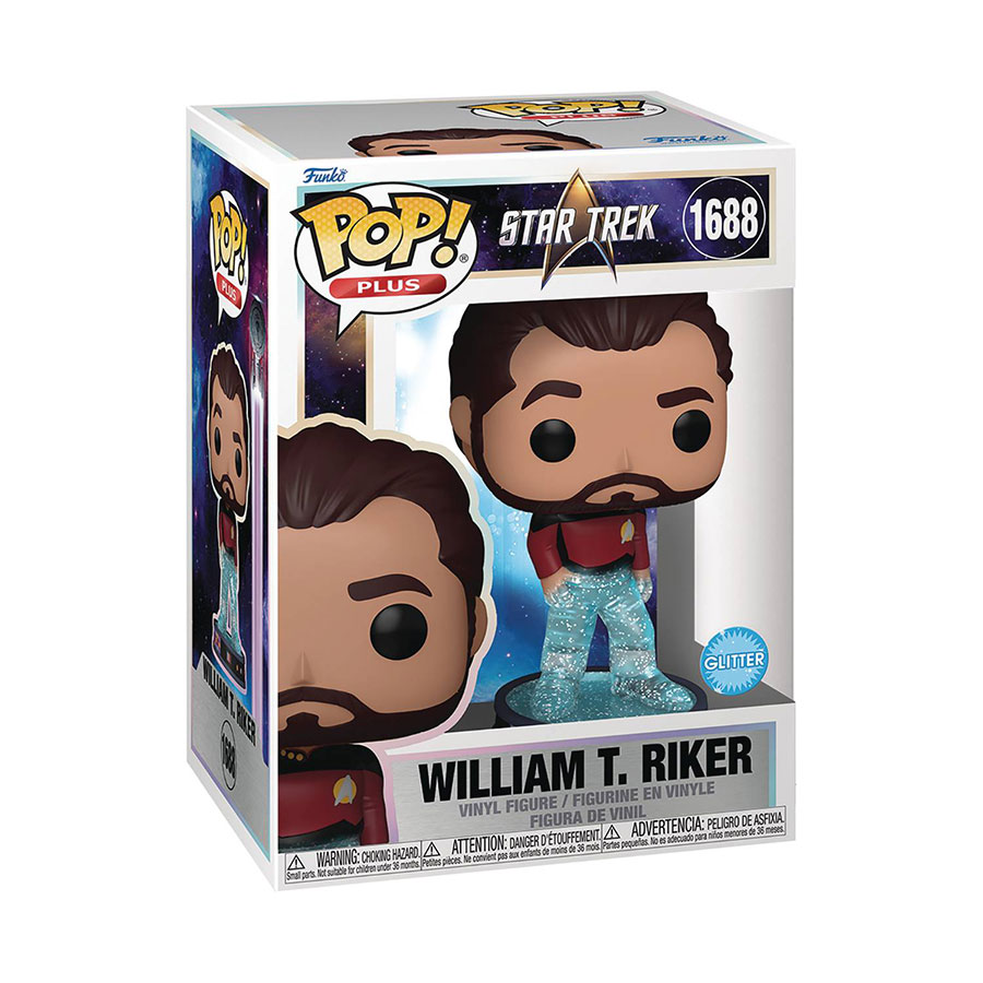 POP Plus Star Trek Transporter William T Riker Vinyl Figure