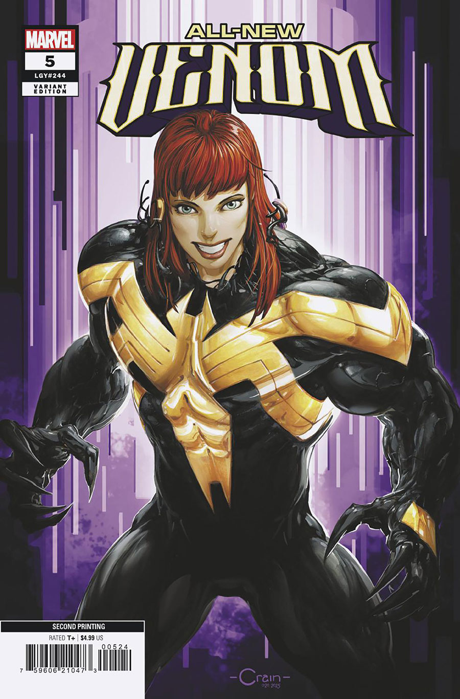 All-New Venom #5 Cover M 2nd Ptg Clayton Crain Variant Cover