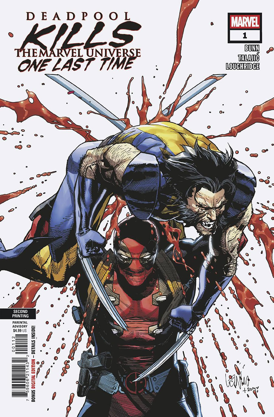 Deadpool Kills The Marvel Universe One Last Time #1 Cover I 2nd Ptg Leinil Francis Yu Variant Cover
