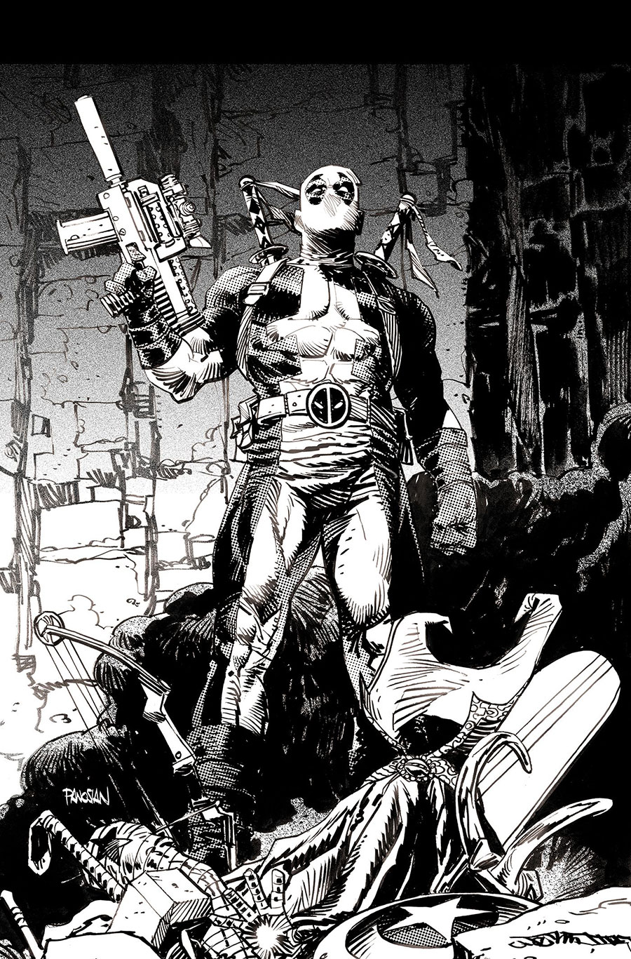 Deadpool Kills The Marvel Universe One Last Time #1 Cover J 2nd Ptg Incentive Dan Panosian Sketch Virgin Variant Cover