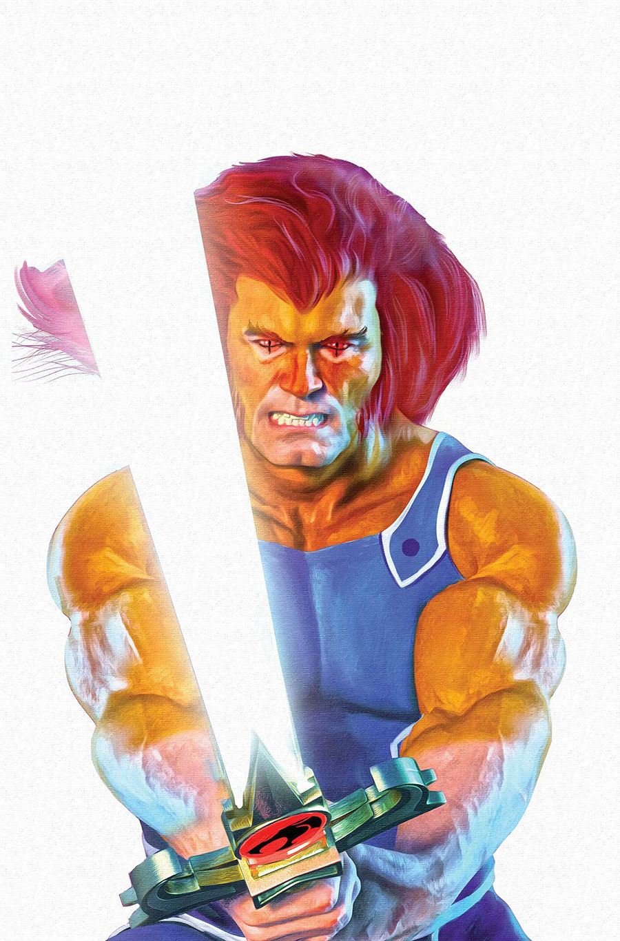 Thundercats Vol 3 #15 Cover Z-A Incentive Mark Spears White Background Foil Virgin Cover