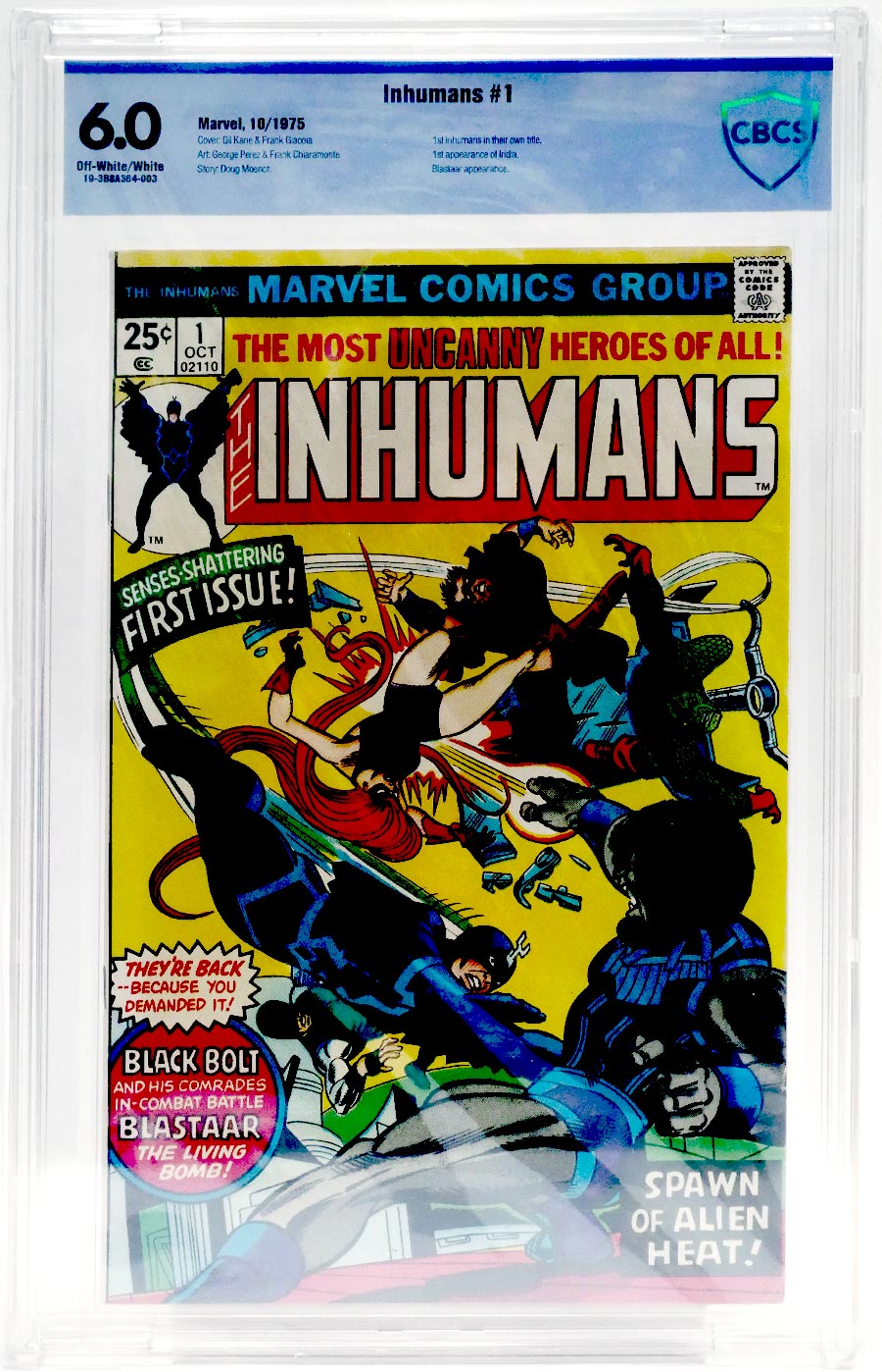 Inhumans #1 Cover B CBCS 6.0