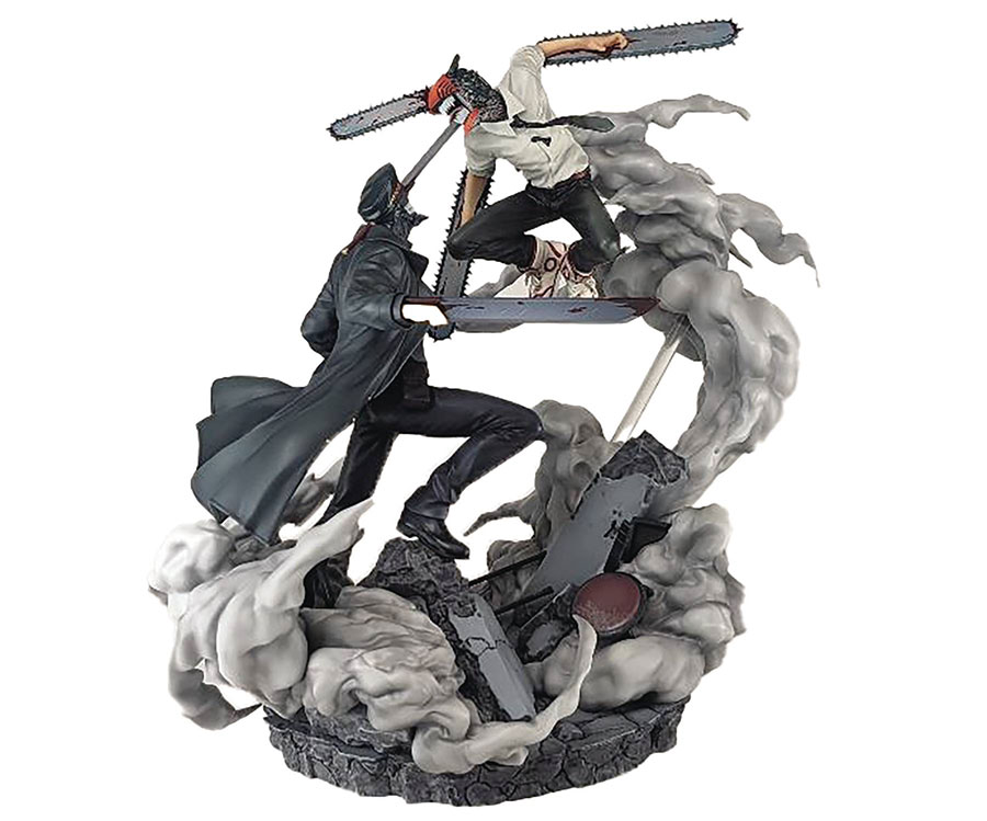 Chainsaw Man vs Samurai Sword Super Situation Figure
