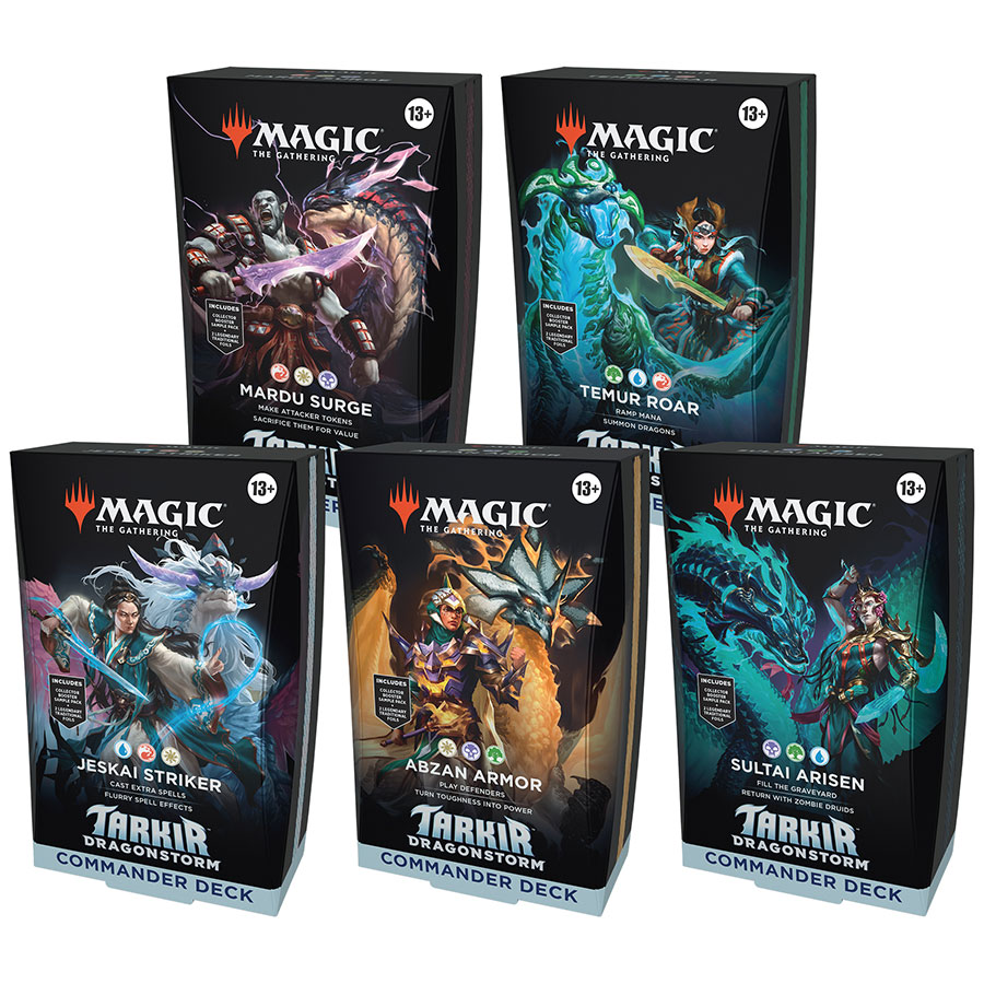Magic The Gathering Tarkir Dragonstorm Commander Deck (Filled Randomly)