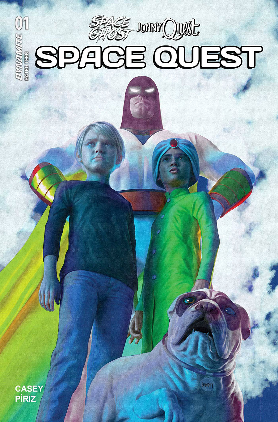 Space Ghost Jonny Quest SpaceQuest #1 Cover V Variant Mark Spears Foil Cover