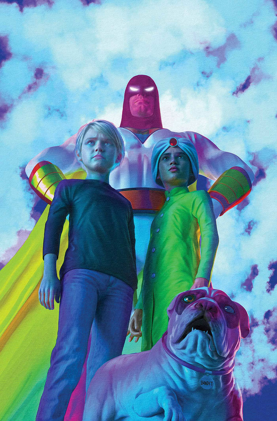Space Ghost Jonny Quest SpaceQuest #1 Cover Z-B Incentive Mark Spears Blue Background Virgin Cover
