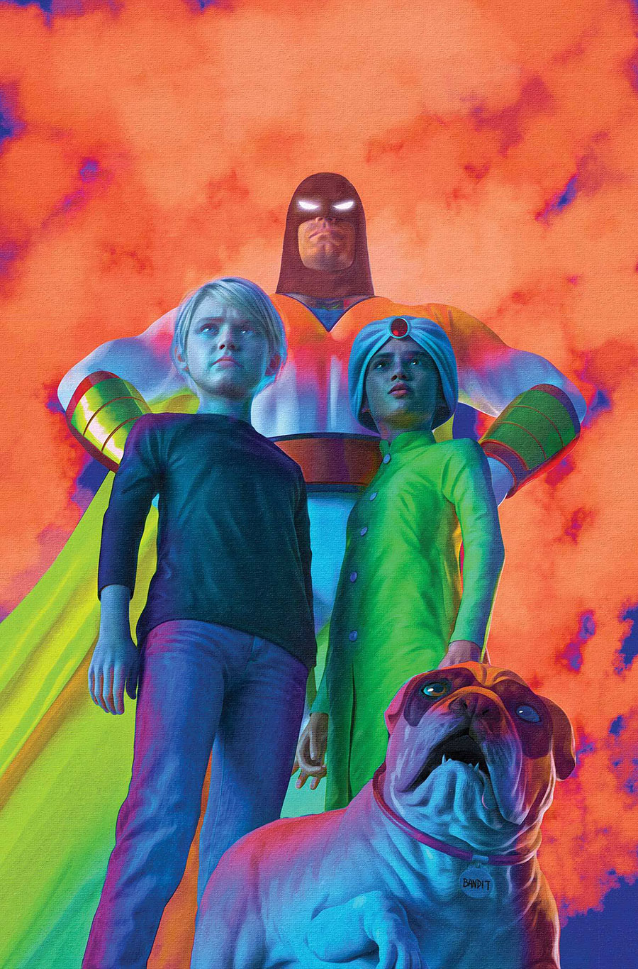 Space Ghost Jonny Quest SpaceQuest #1 Cover Z-C Incentive Mark Spears Orange Background Virgin Cover