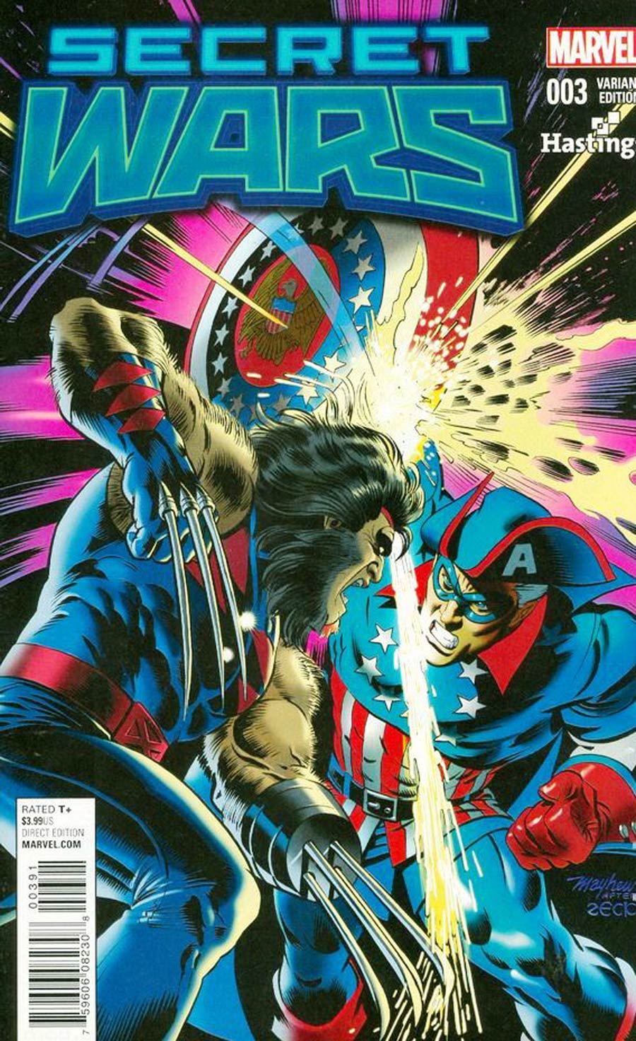 Secret Wars #3 Cover L Hastings Variant Cover
