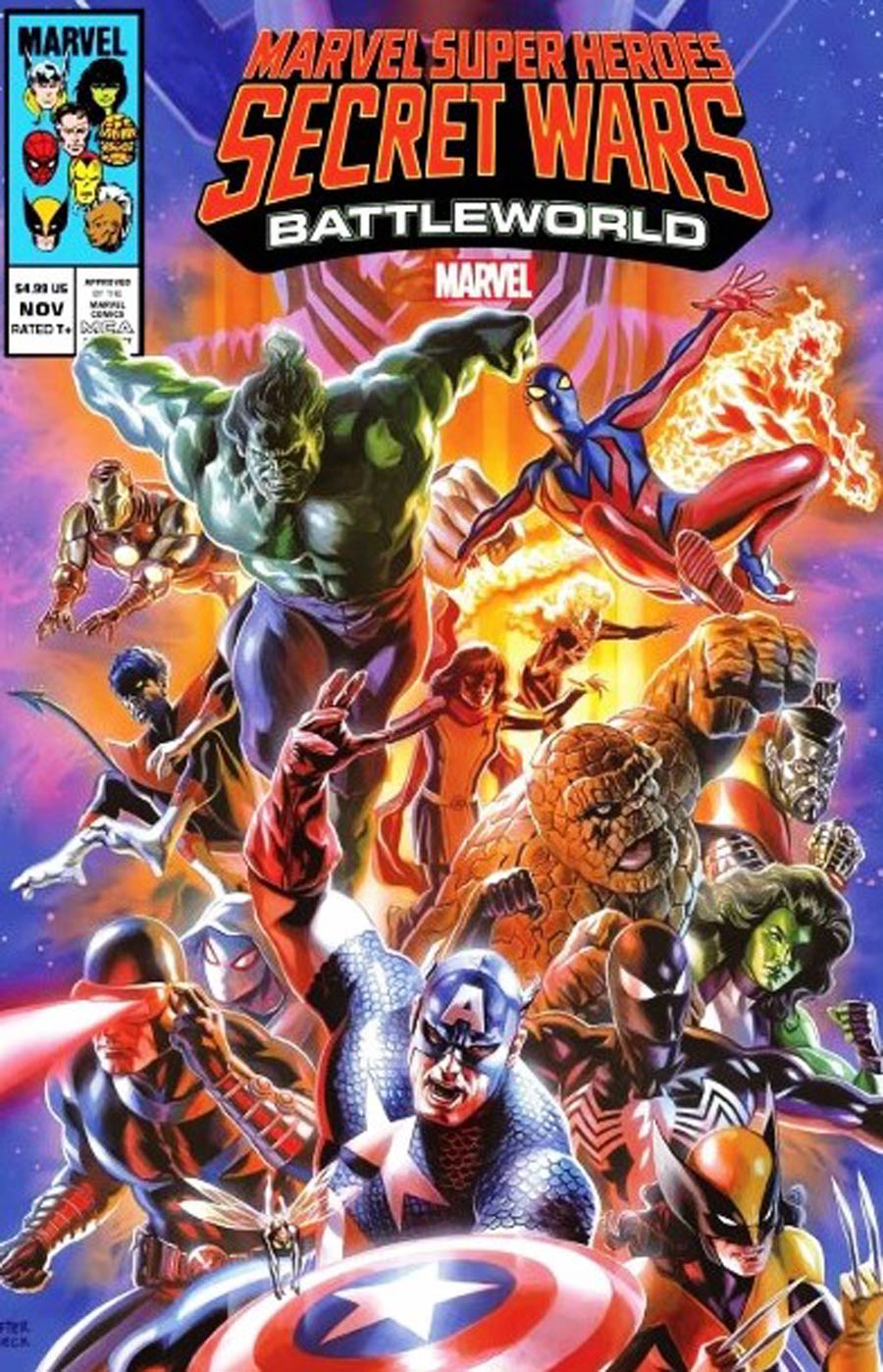 Marvel Super Heroes Secret Wars Battleworld #1 Cover J Felipe Massafera Exclusive Variant Cover