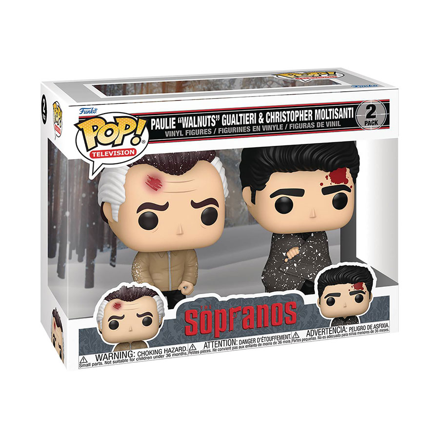POP Television The Sopranos Paulie & Christopher 2-Pack Vinyl Figure