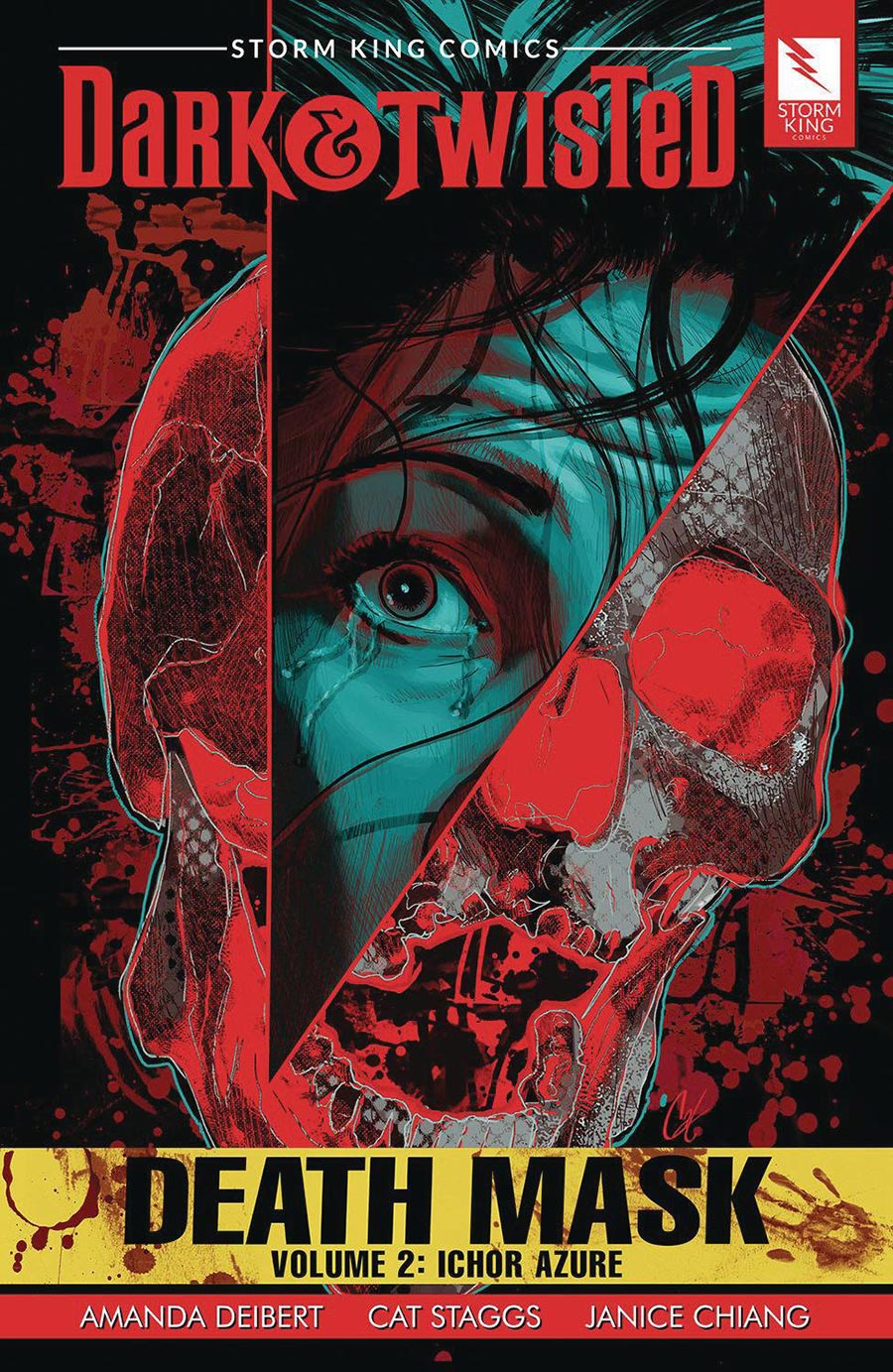Dark & Twisted Death Mask Vol 2 Ichor Azure GN - RESOLICITED