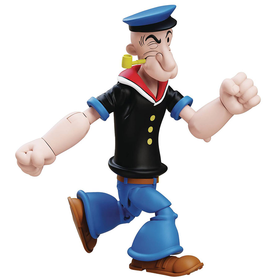 Popeye Classics Wave 3 Action Figure - Popeye 1st Appearance Black Shirt