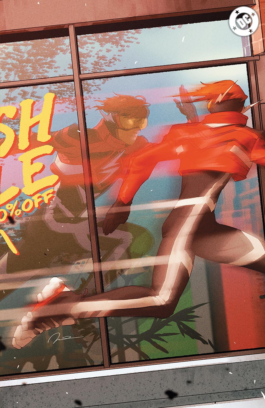 Absolute Flash #1 Cover N 2nd Ptg C Gerald Parel Foil Variant Cover (DC All In)