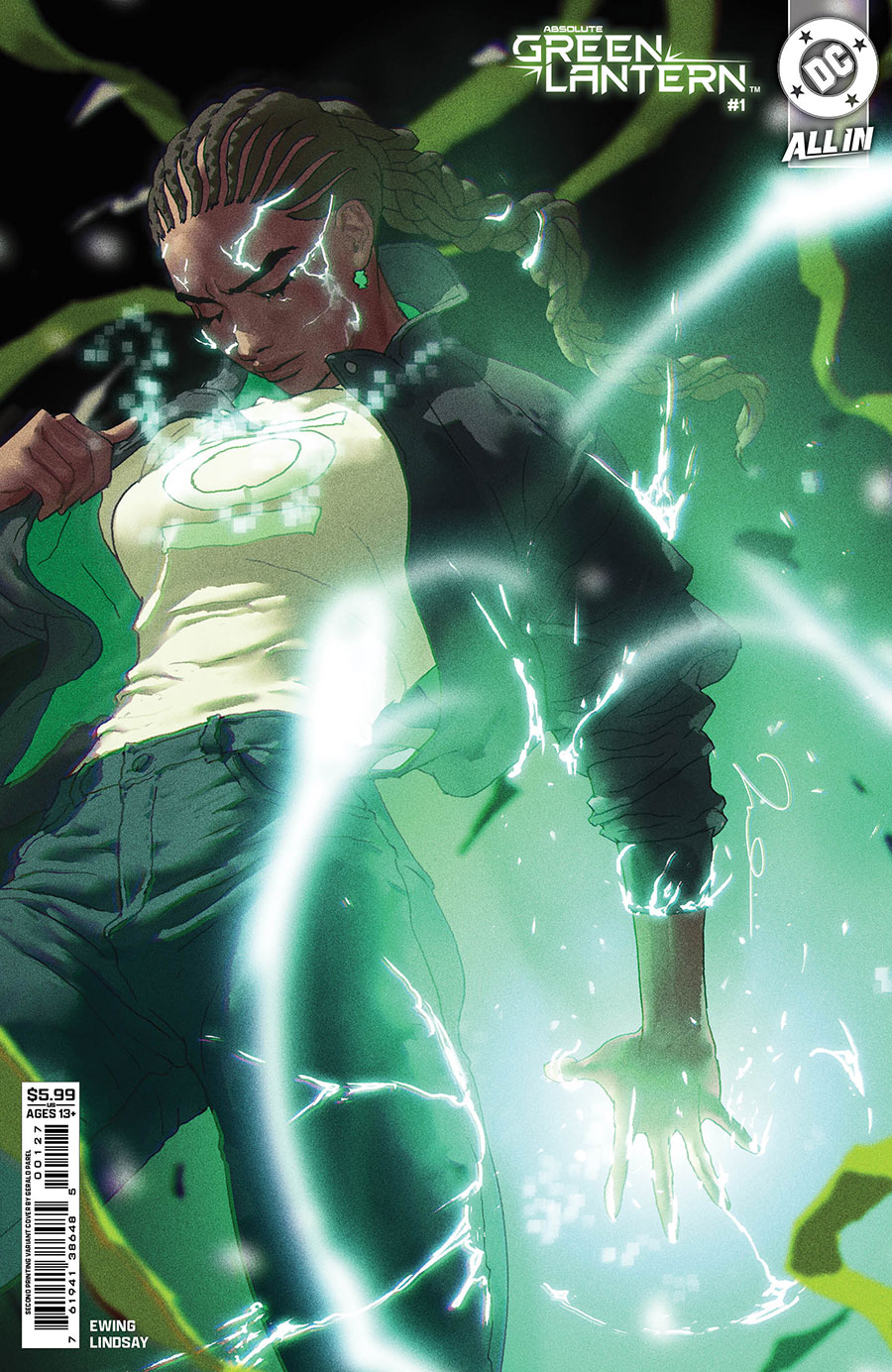 Absolute Green Lantern #1 Cover M 2nd Ptg B Gerald Parel Card Stock Variant Cover (DC All In)