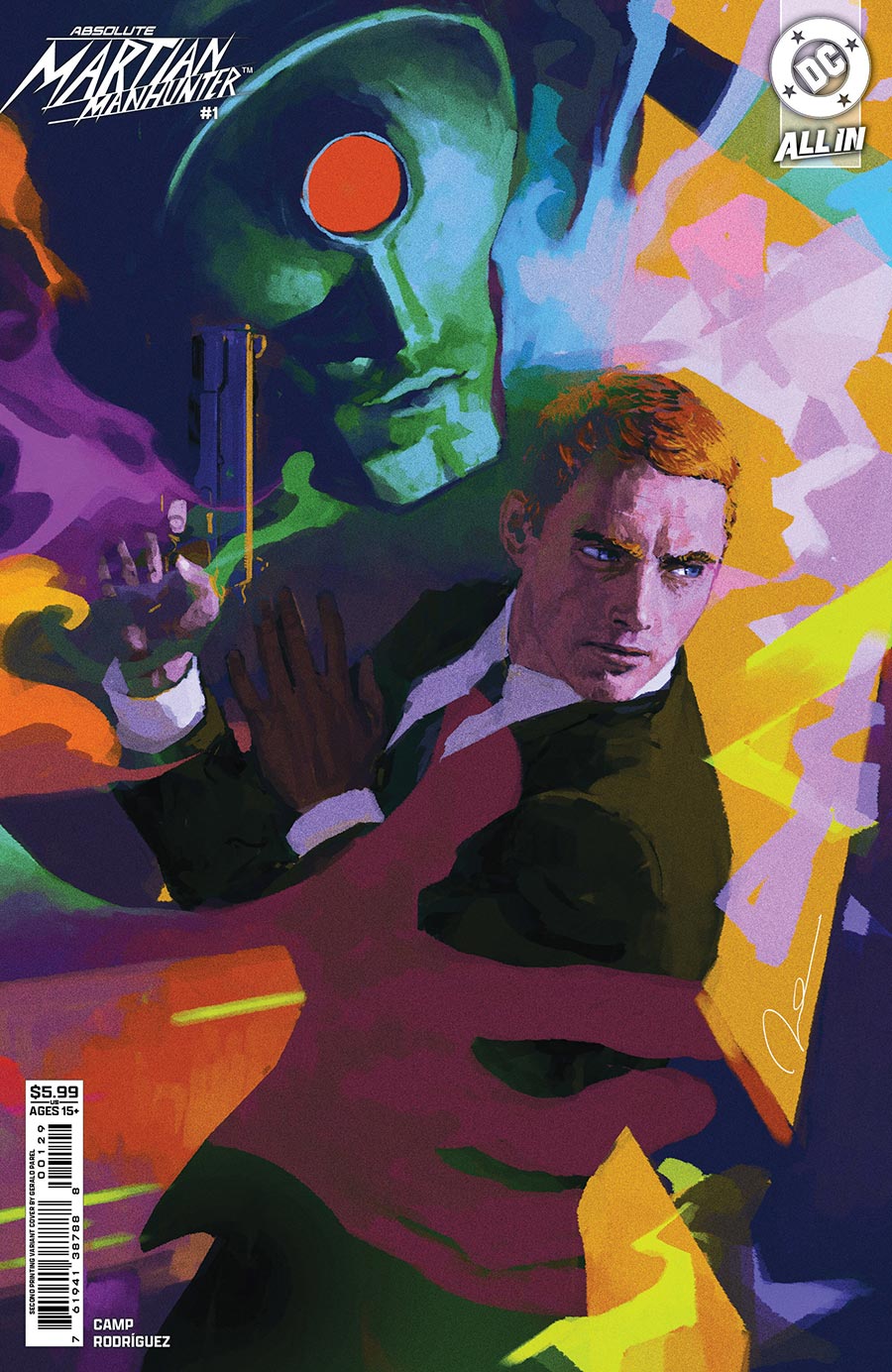 Absolute Martian Manhunter #1 Cover L 2nd Ptg B Gerald Parel Card Stock Variant Cover (DC All In)