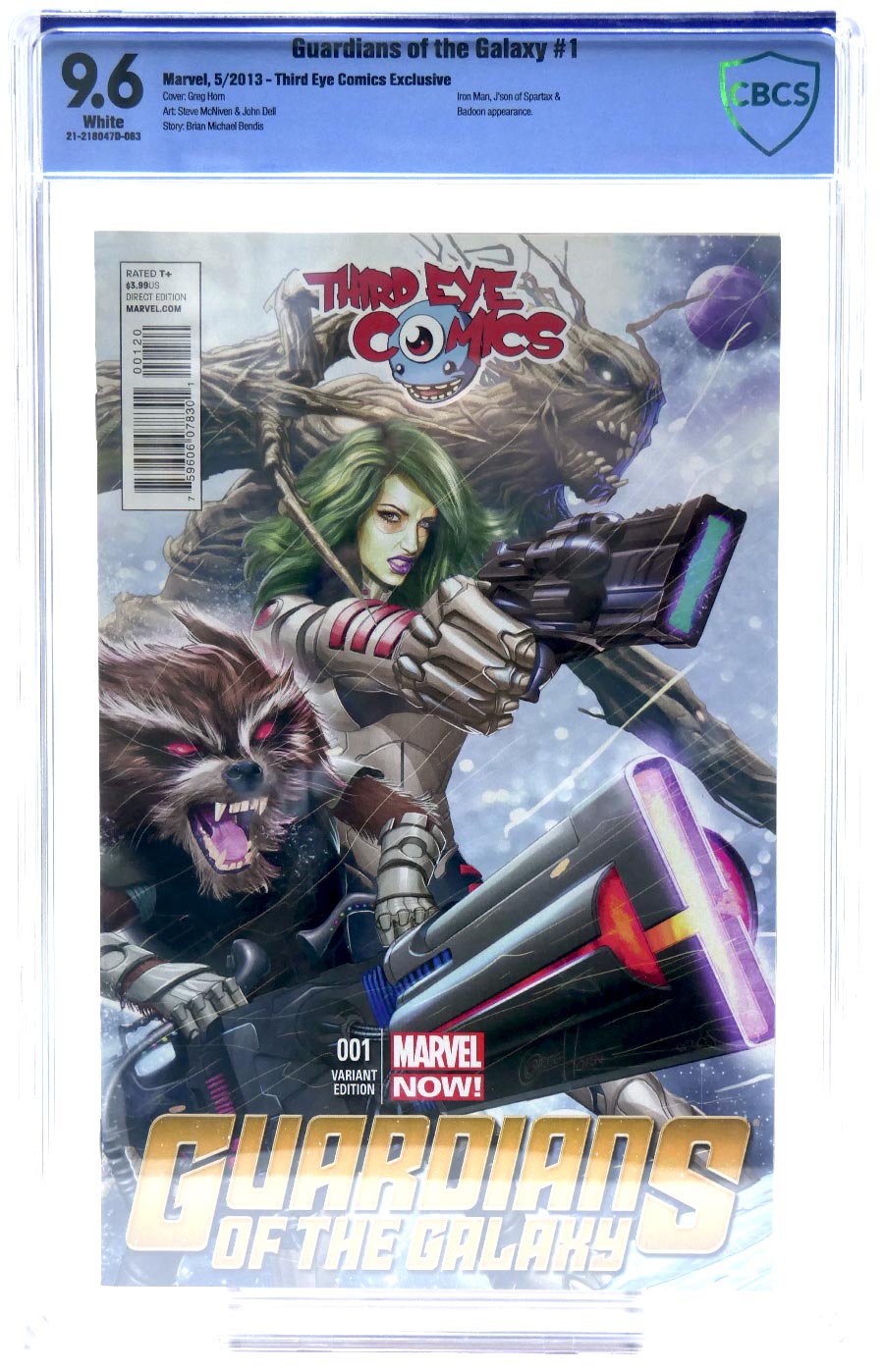 Guardians Of The Galaxy Vol 3 #1 Cover W Greg Horn Variant Cover CBCS 9.6
