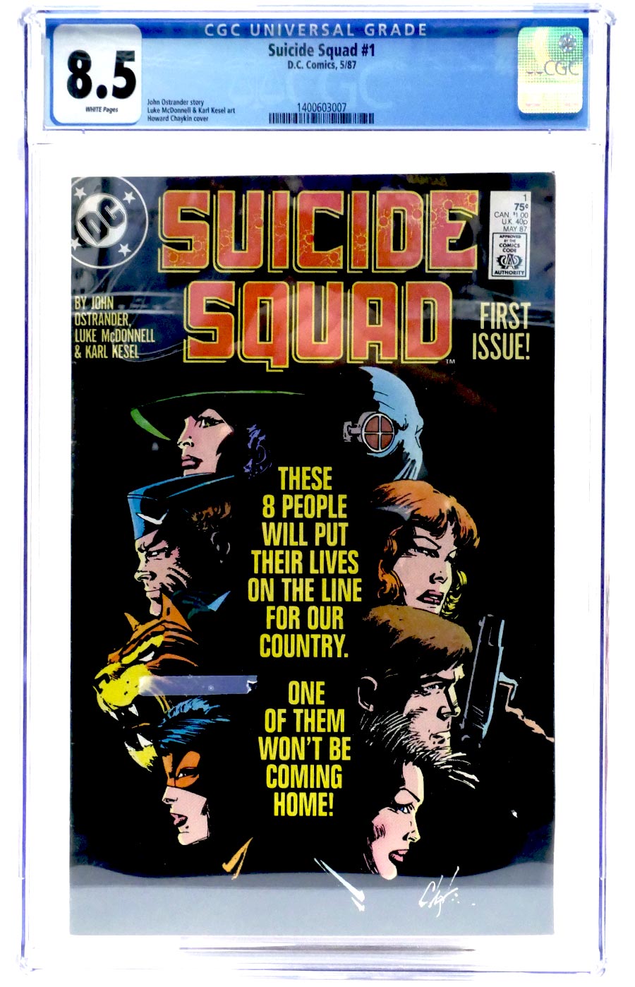 Suicide Squad #1 Cover C CGC 8.5