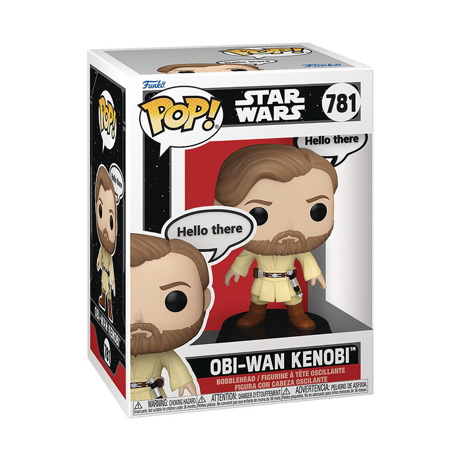 POP Star Wars Sayings Obi-Wan Kenobi Vinyl Bobble Head