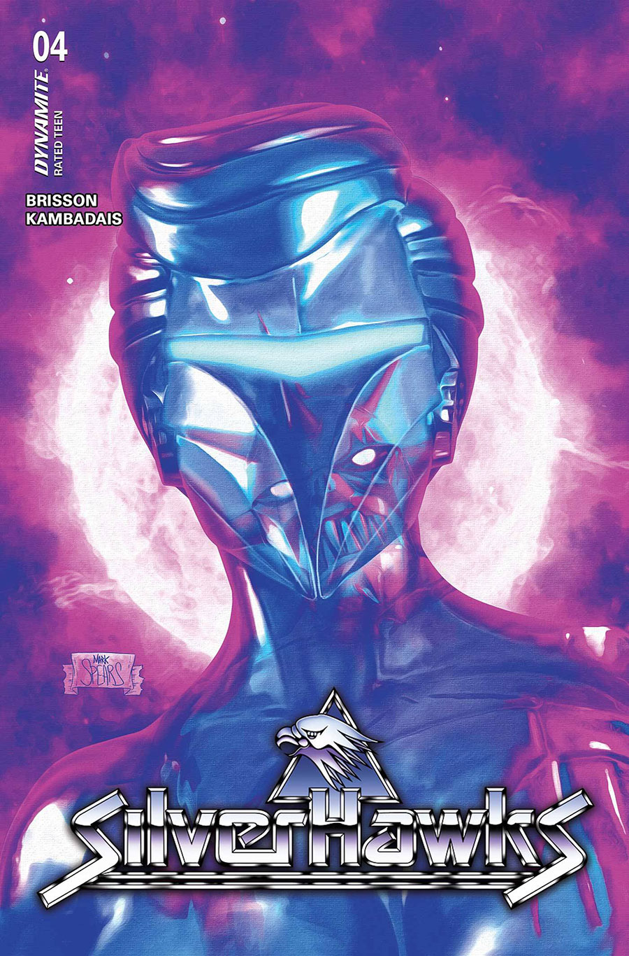 SilverHawks Vol 2 #4 Cover X Variant Mark Spears Purple Background Foil Cover