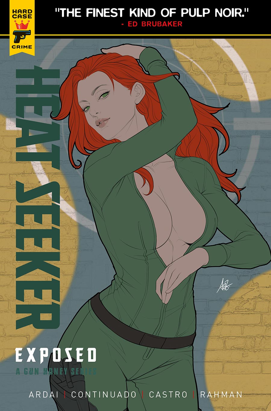 Hard Case Crime Heat Seeker Exposed A Gun Honey Series #1 Cover K Variant Stanley Artgerm Lau Sketch Cover