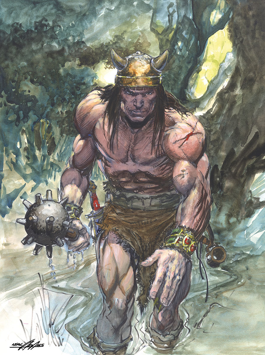 Savage Sword Of Conan Vol 2 #9 Cover C Variant Neal Adams Virgin Cover
