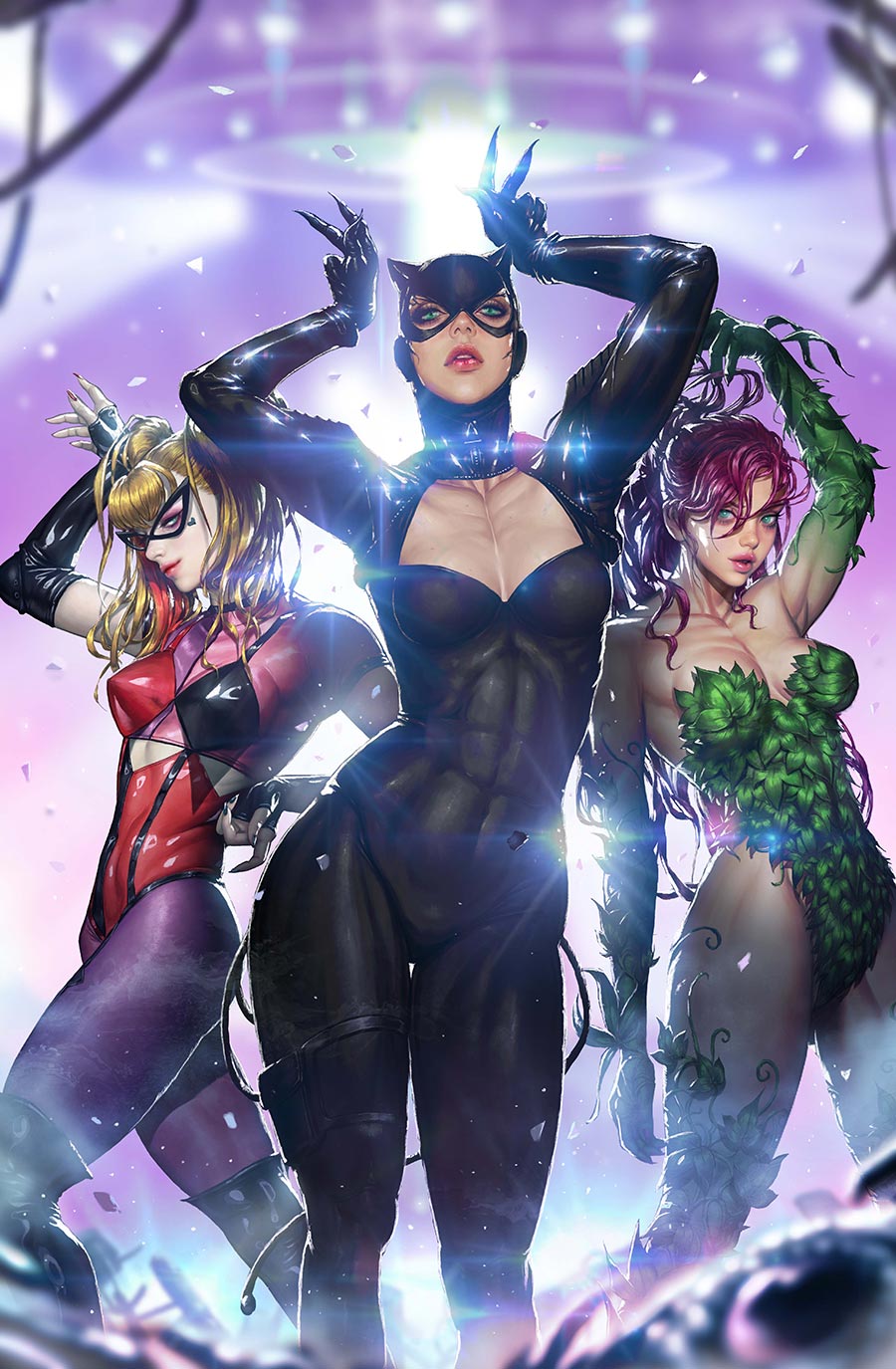 Gotham City Sirens Unfit For Orbit #1 Cover C Variant Kyuyong Eom Card Stock Cover (DC All In)