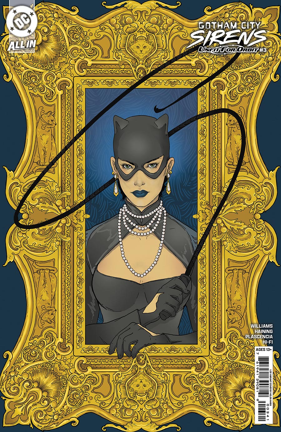 Gotham City Sirens Unfit For Orbit #3 Cover E Incentive Helen Mask Card Stock Variant Cover (DC All In)