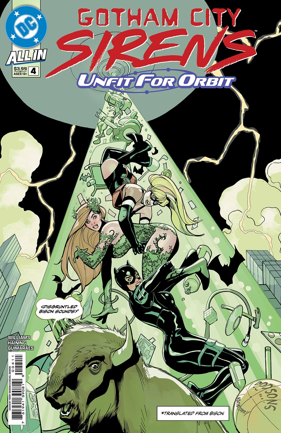 Gotham City Sirens Unfit For Orbit #4 Cover A Regular Terry Dodson & Rachel Dodson Cover (DC All In)