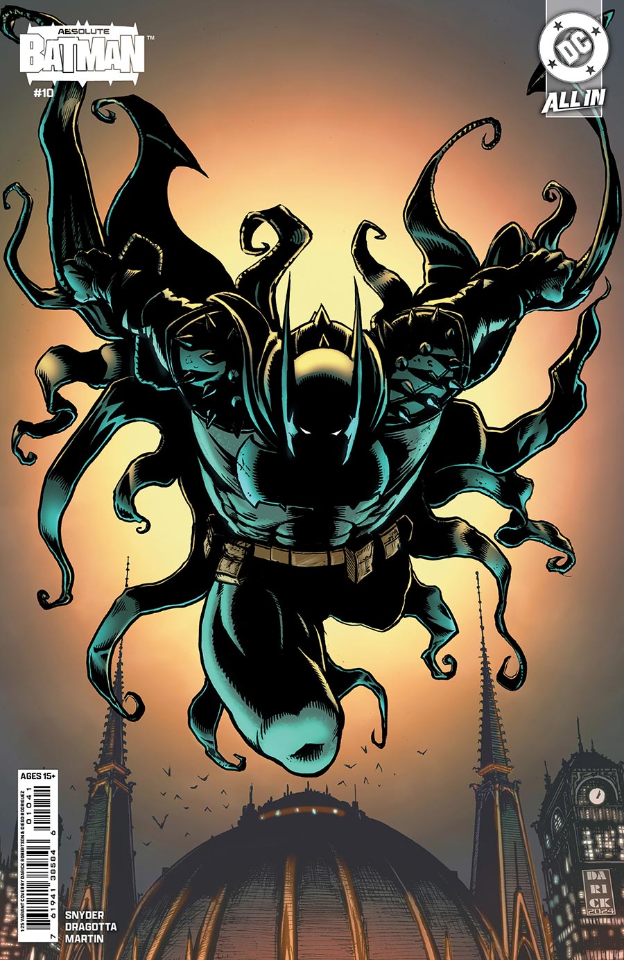Absolute Batman #10 Cover D Incentive Darick Robertson Card Stock Variant Cover (DC All In)