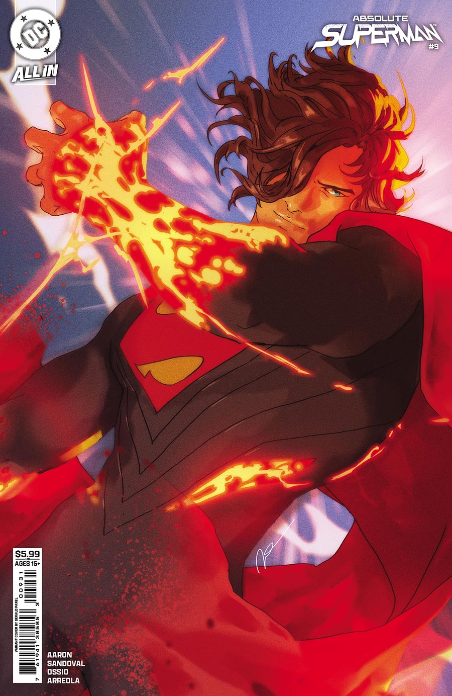 Absolute Superman #9 Cover C Variant Gerald Parel Card Stock Cover (DC All In)