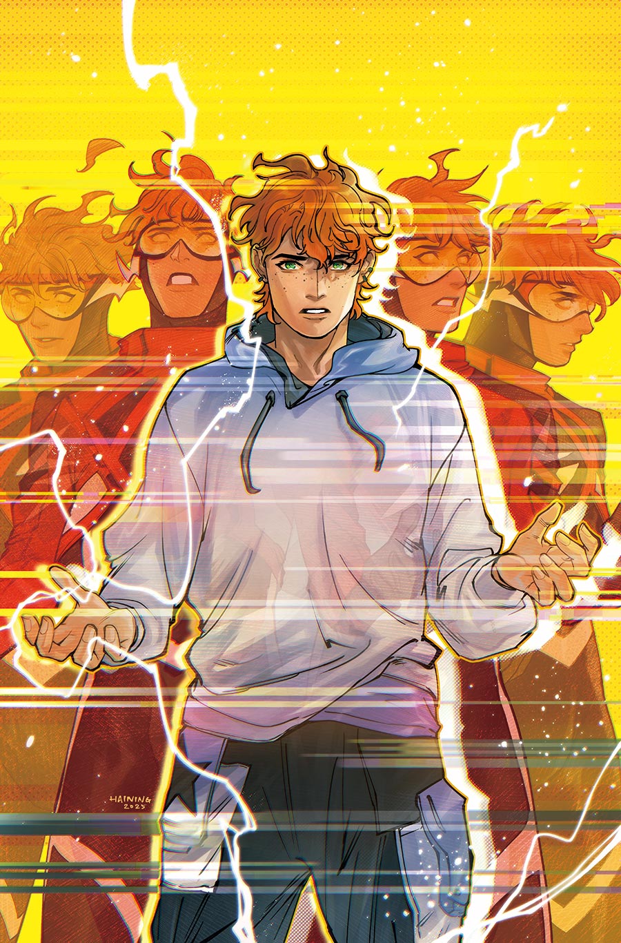 Absolute Flash #5 Cover B Variant Haining Card Stock Cover (DC All In)