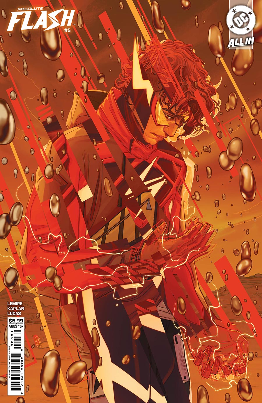 Absolute Flash #5 Cover C Variant Nimit Malavia Card Stock Cover (DC All In)