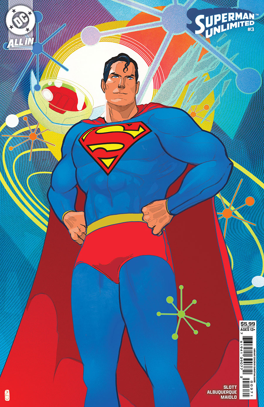 Superman Unlimited #3 Cover F Variant Christian Ward Card Stock Cover (DC All In)