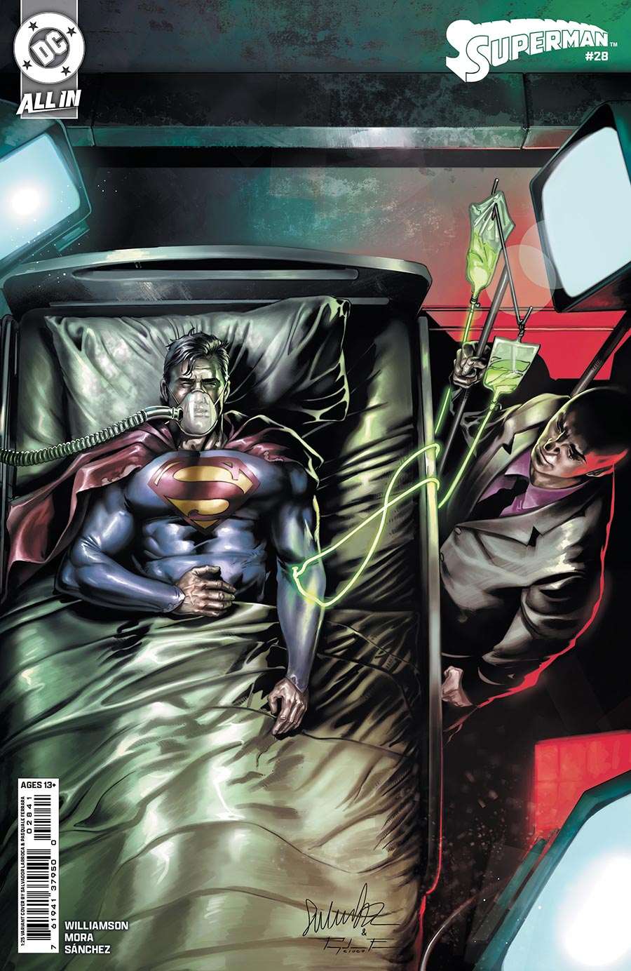 Superman Vol 7 #28 Cover F Incentive Salvador Larroca Card Stock Variant Cover (DC All In)