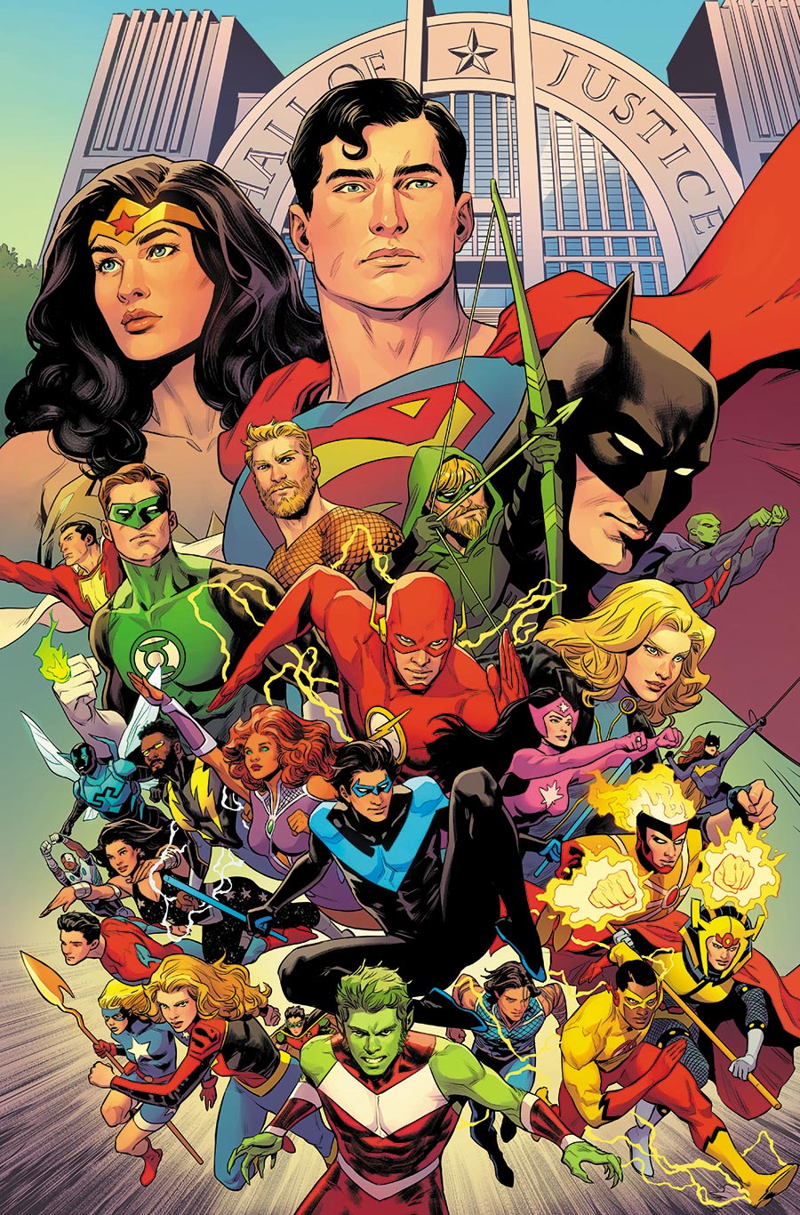 Justice League Unlimited #9 Cover D Variant Travis Moore Card Stock Cover (DC All In)(We Are Yesterday Epilogue)