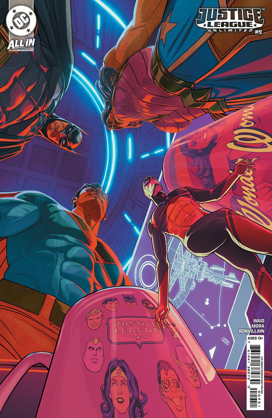 Justice League Unlimited #9 Cover G Incentive Nimit Malavia Card Stock Variant Cover (DC All In)(We Are Yesterday Epilogue)