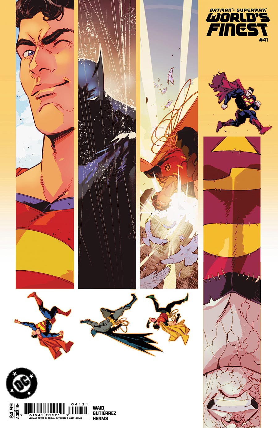 Batman Superman Worlds Finest #41 Cover C Variant Adrian Gutierrez Card Stock Cover